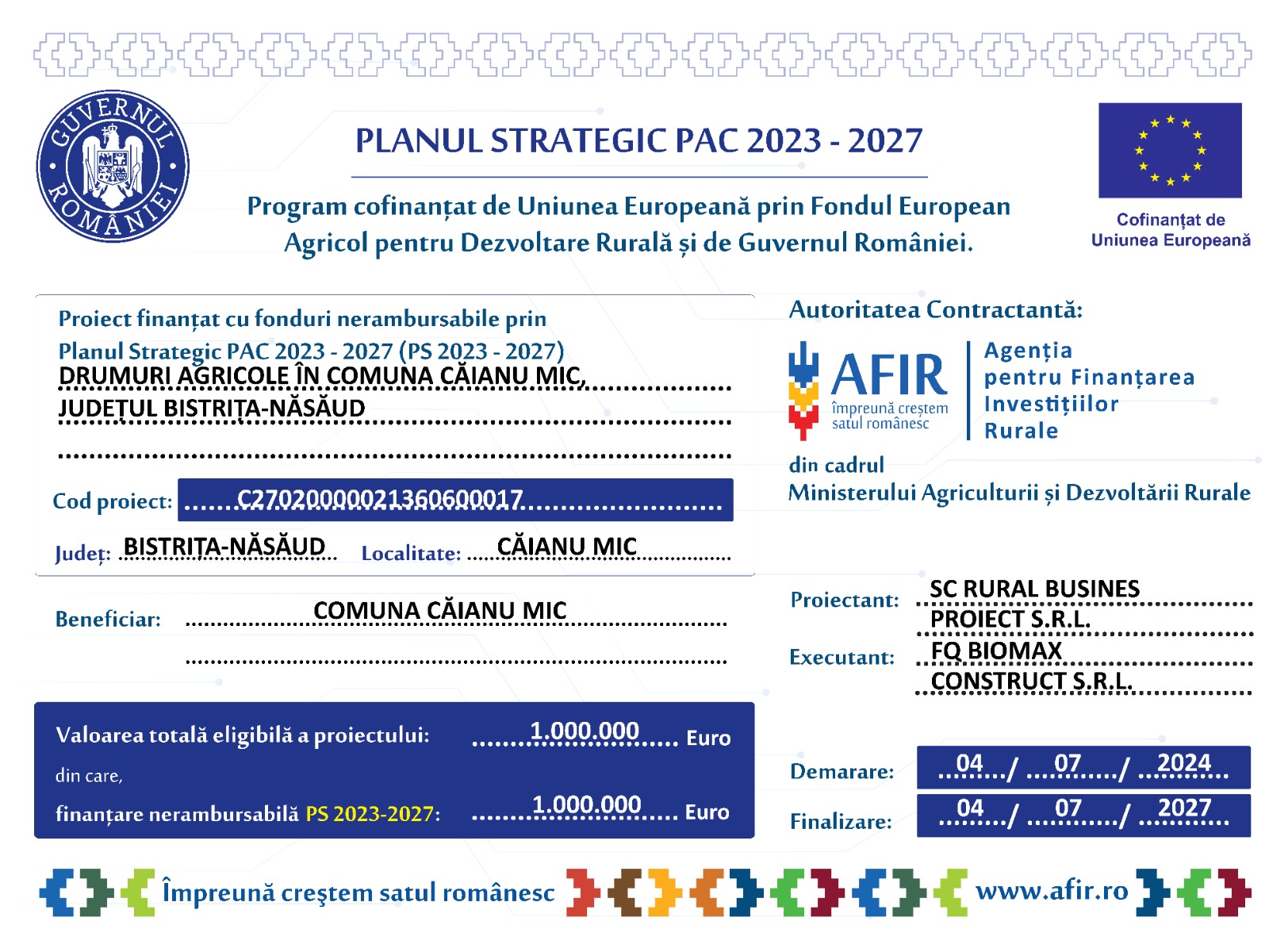 Plan strategic PAC 2023-2027